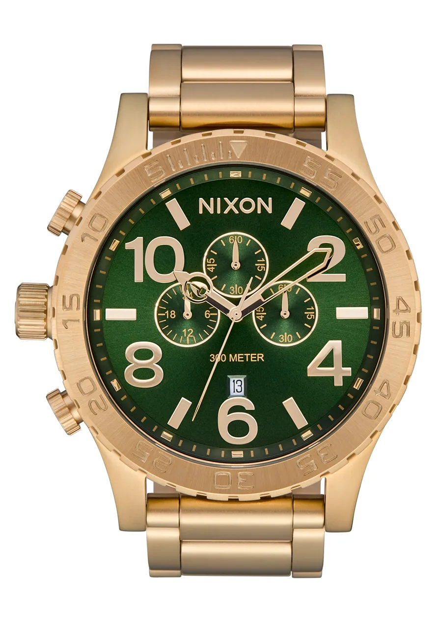 Jam Tangan 51-30 Chrono Gold Green Sunray Original di Joy368