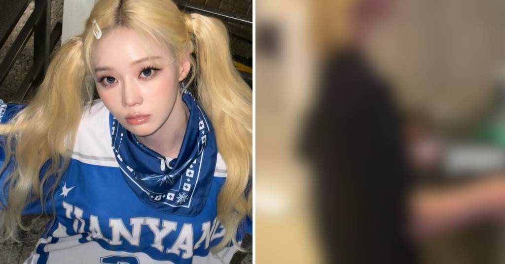 Winter aespa terlihat menutupi wajahnya dengan topi saat menghindari kejaran kamera di bandara