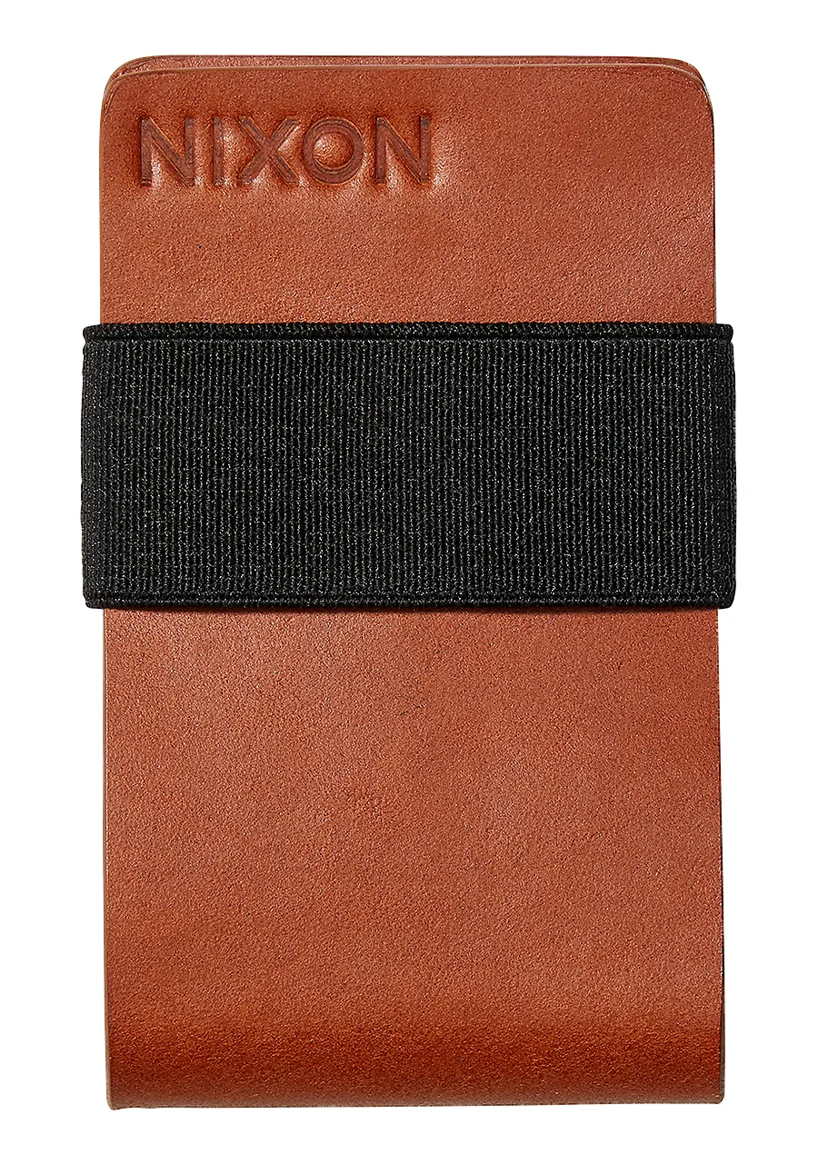 Dompet Pria Kulit Asli Nixon State Wallet Saddle