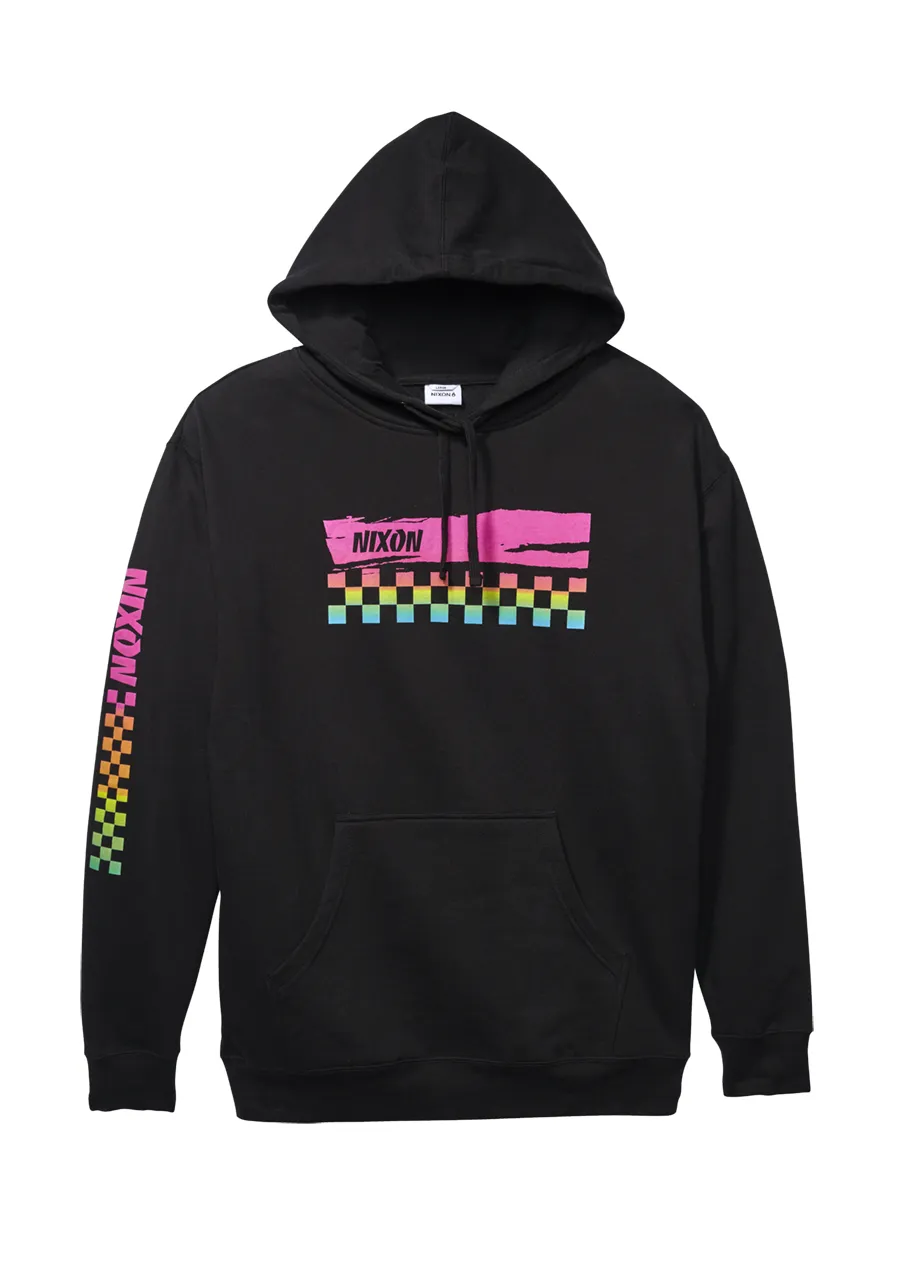 Hoodie Pria Nixon Circuit Black Multi