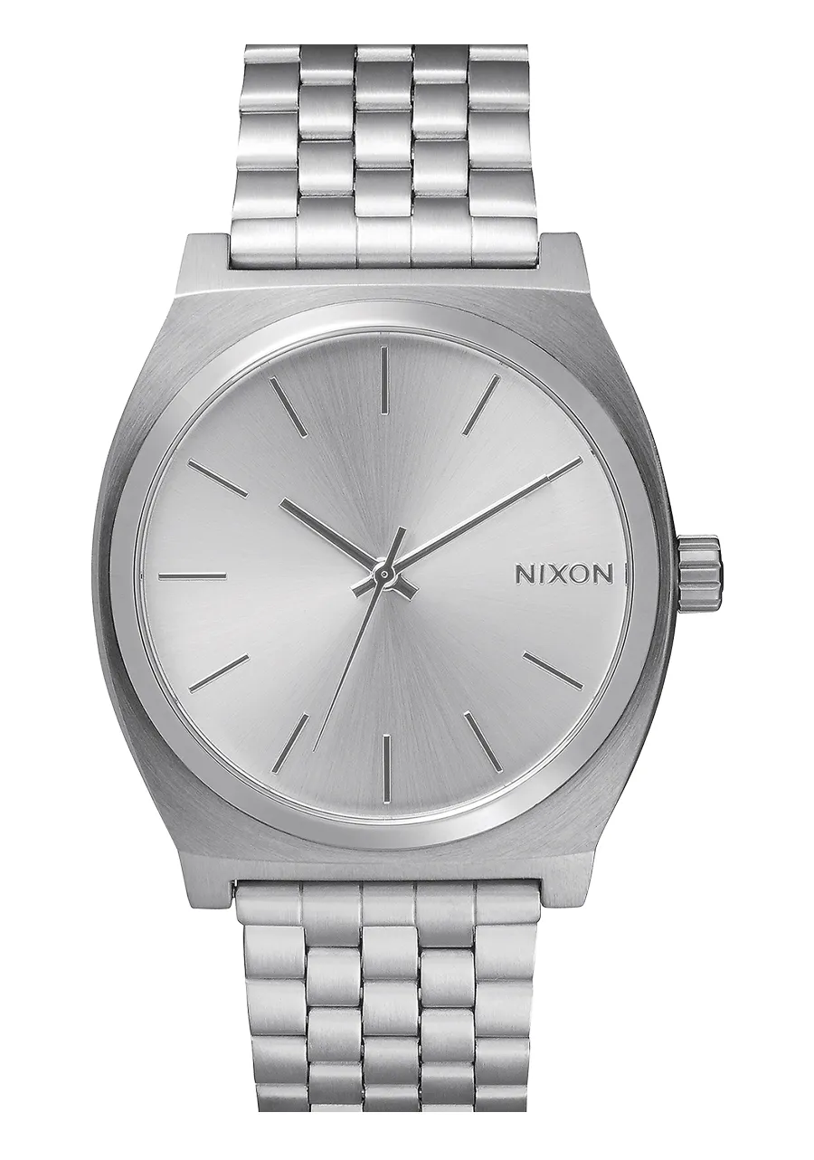 Jam Tangan Analog Nixon Time Teller All Silver