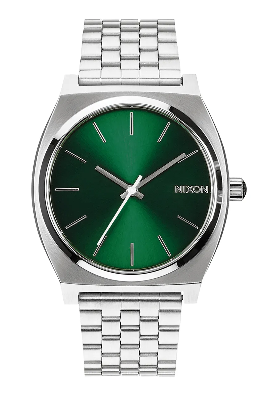 Jam Tangan Analog Pria Nixon Time Teller Green Sunray