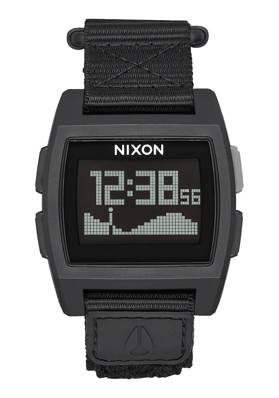 Jam Tangan Nixon Base Tide Nylon All Black