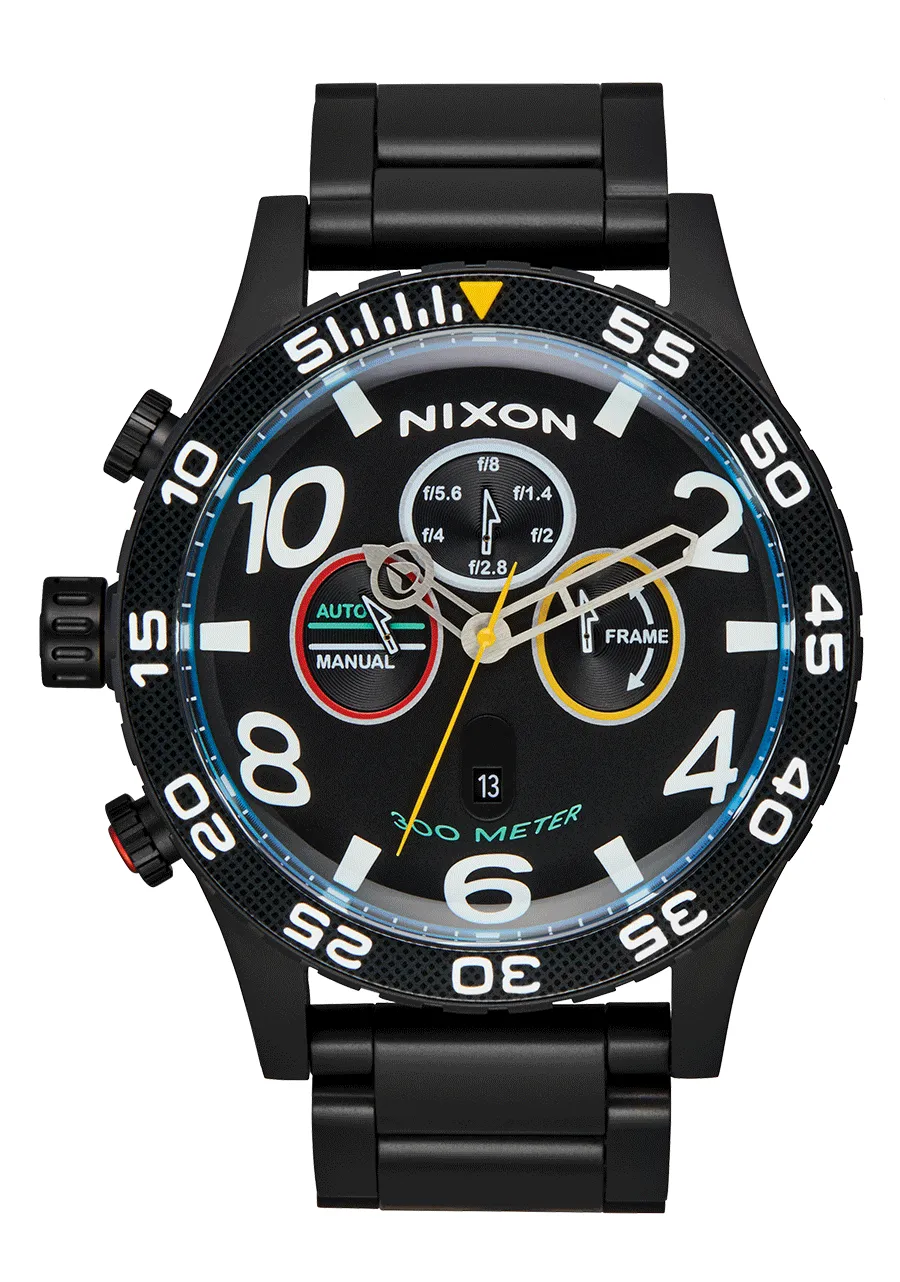 Jam Tangan Pria Nixon 51-30 Chrono Black White