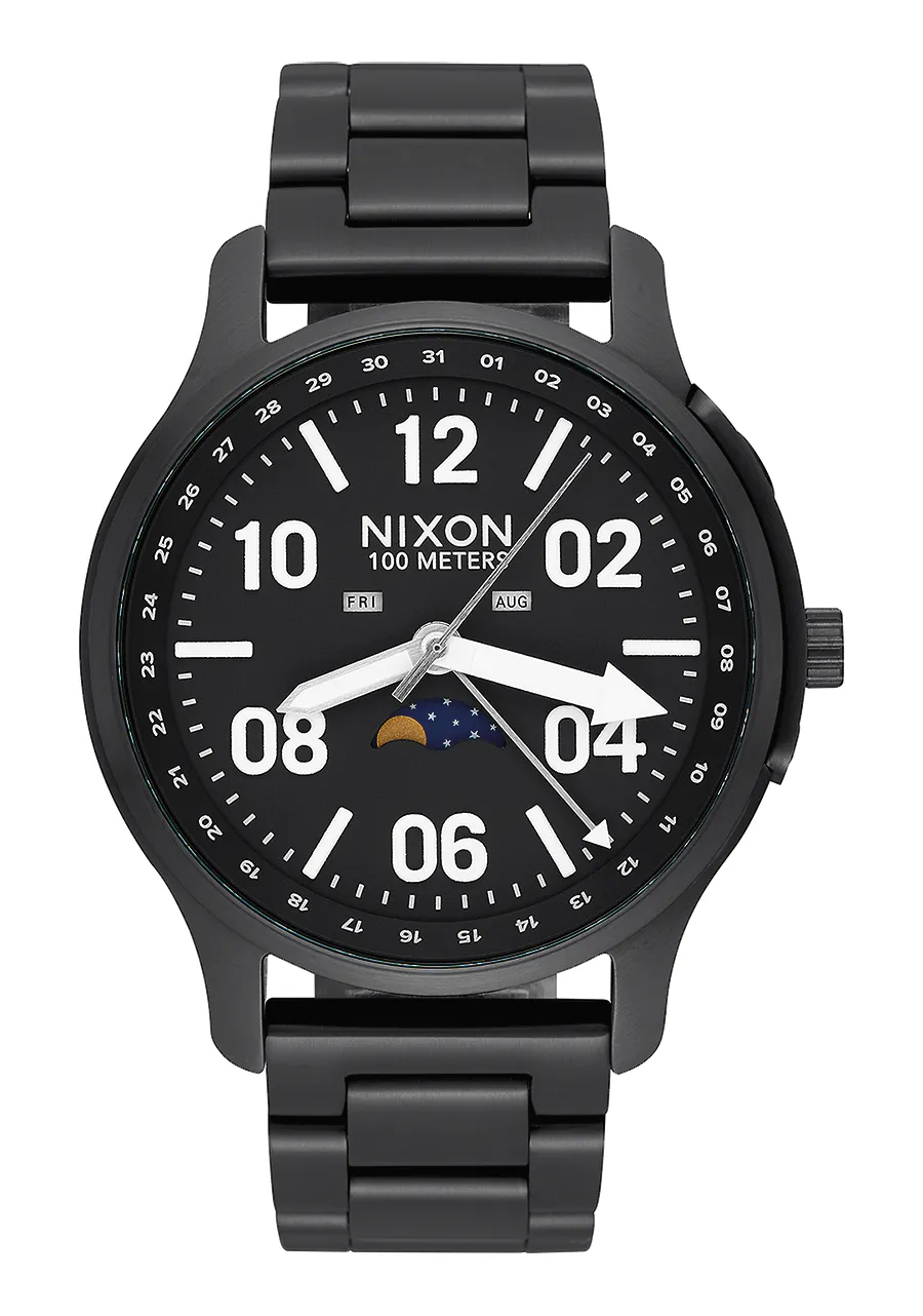 Jam Tangan Pria Nixon Ascender Black Lum