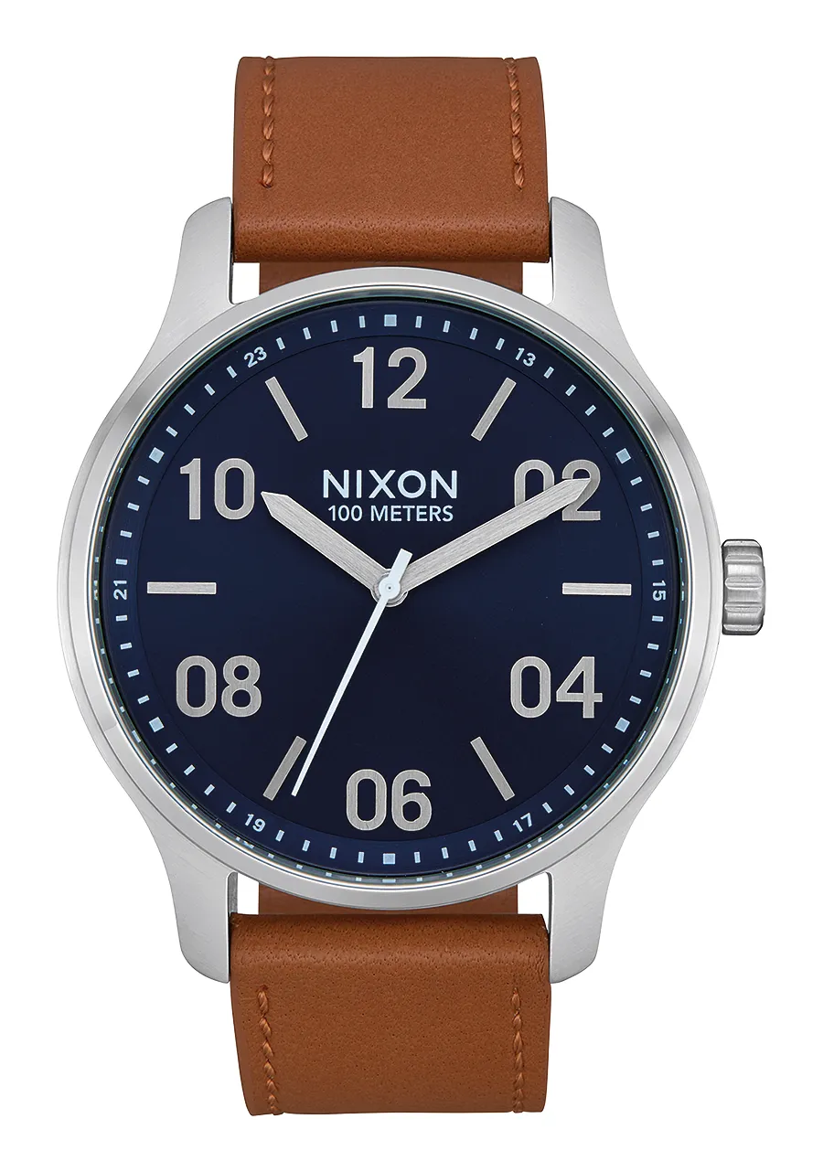 Jam Tangan Pria Nixon Patrol Leather Navy Saddle