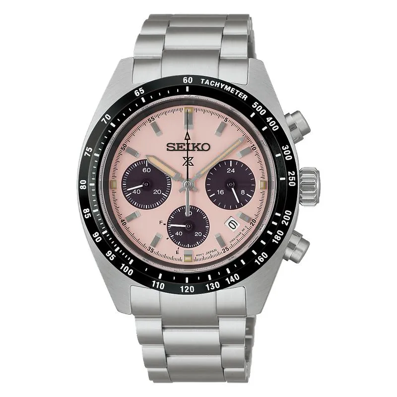 Jam Tangan Pria Seiko Prospex Speedtimer Chronograph Pale Pink