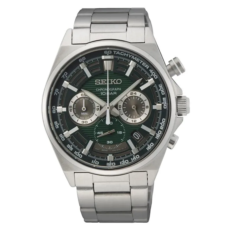 Jam Tangan Pria Seiko Quartz Chronograph SSB405 Original
