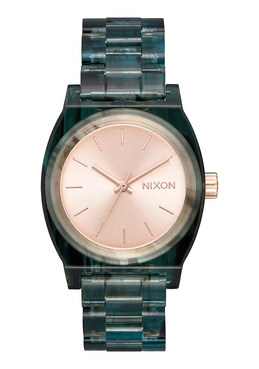 Jam Tangan Wanita Nixon Medium Time Teller Acetate Aqua