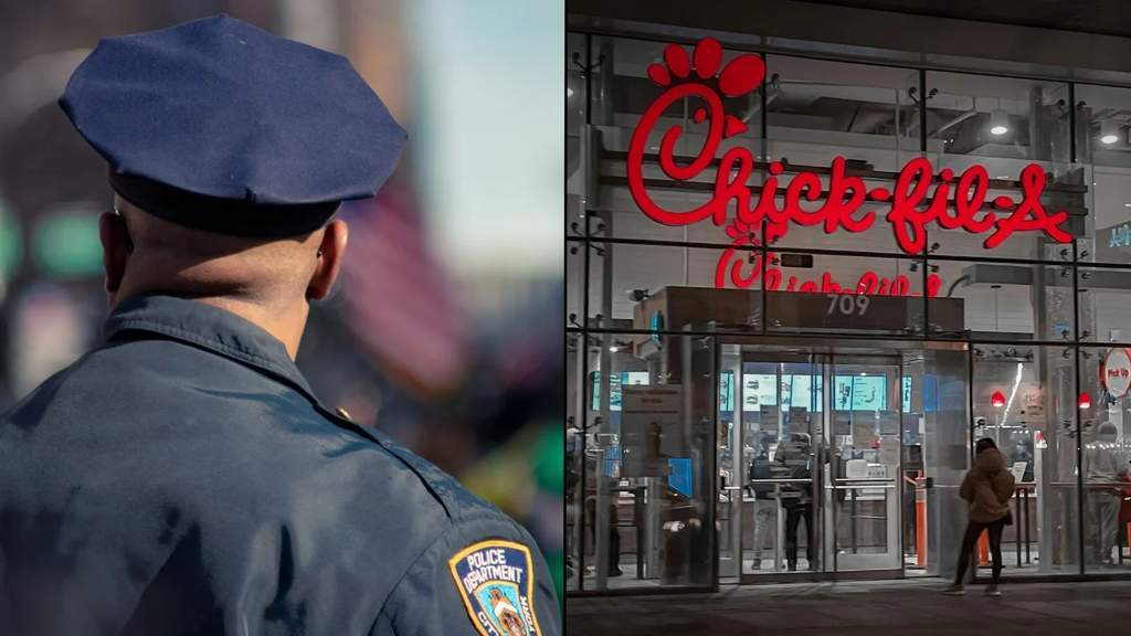 Petugas polisi mengamankan pria penipu yang menyamar demi diskon makanan di Chick-fil-A Texas