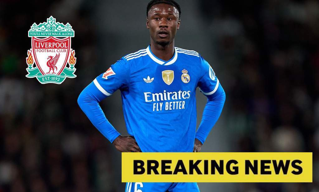 Eduardo Camavinga saat bertanding untuk Real Madrid di tengah rumor transfer ke Premier League