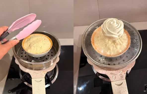 Nugget ayam potong memanjang yang disajikan sebagai finger food sehat dan kaya protein untuk anak usia satu tahun ke atas.