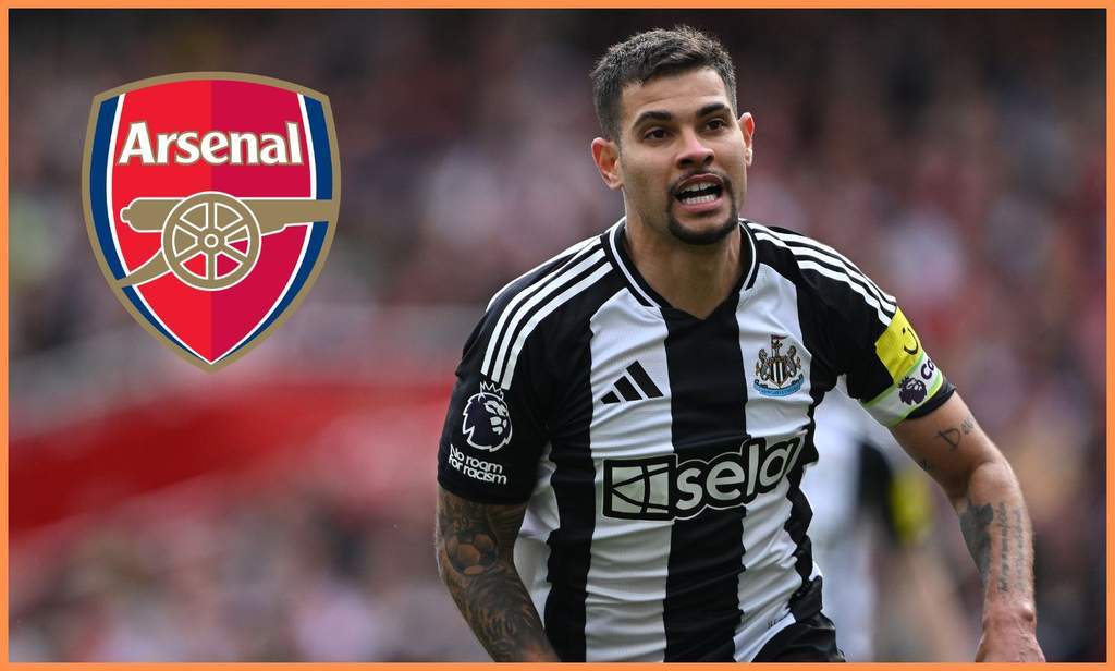 Gelandang Newcastle United Bruno Guimaraes yang menjadi target transfer Arsenal