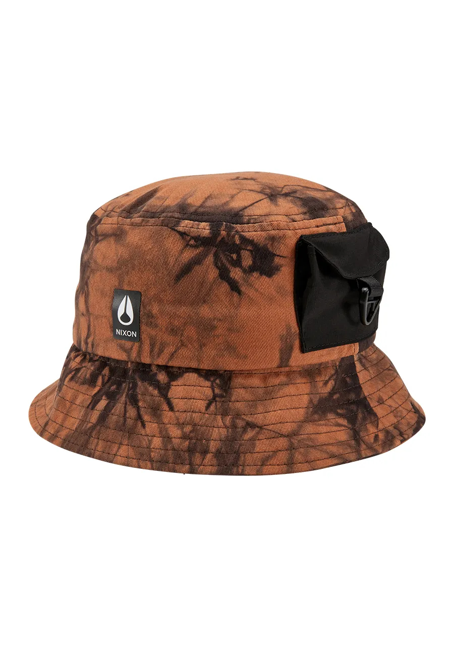 Topi Bucket Pria Trifle Bucket Brown Black